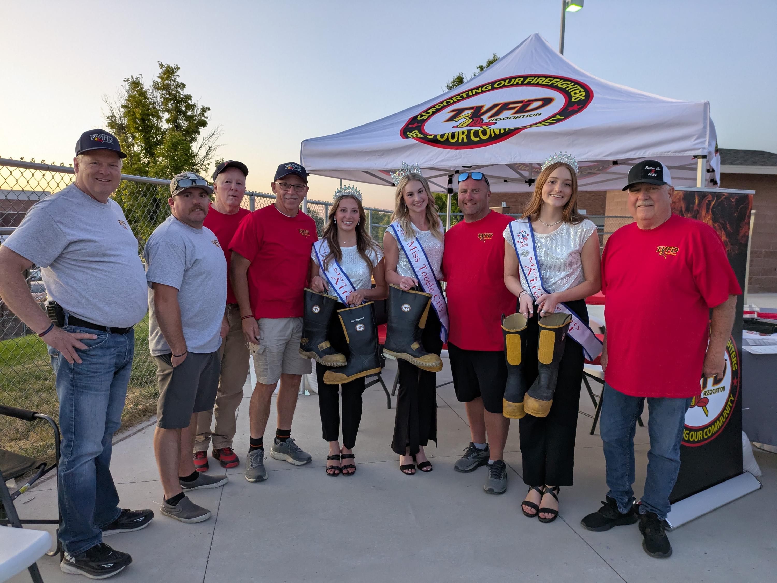 Miss Tooele City Gathering Donations